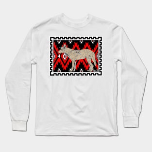 El Coyote SouthWestern Indian Motif Long Sleeve T-Shirt